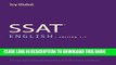 Collection Book Ivy Global SSAT English 2016: Prep Book, Edition 1.7
