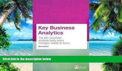 Big Deals  Key Business Analytics: The 60+ tools every manager needs to turn data into insights: -