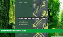 Big Deals  Making Hard Decisions: An Introduction to Decision Analysis (Business Statistics)  Free
