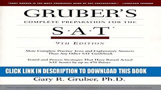 Collection Book Gruber s Complete Preparation for the SAT (9th Edition)