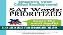 New Book SAT Words: Prioritized