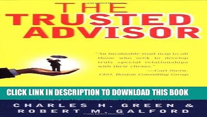 [Download] The Trusted Advisor Hardcover Online