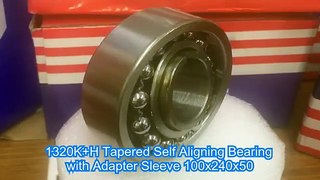 1320K H Tapered Self Aligning Bearing with Adapter Sleeve 100x240x50