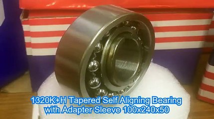 1320K H Tapered Self Aligning Bearing with Adapter Sleeve 100x240x50