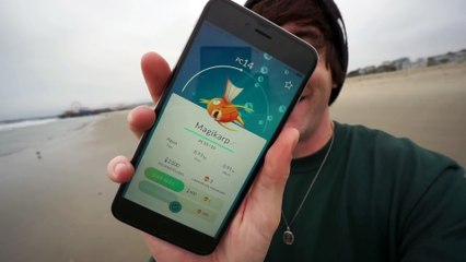 POKEMON EN LA PLAYA! Pokemon GO - [LuzuGames]