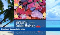 Big Deals  Managerial Decision Modeling with Spreadsheets (2nd Edition)  Free Full Read Most Wanted