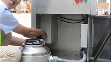 Industrial&commercial food waste disposal installation and demo