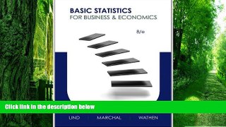 Big Deals  Basic Statistics for Business and Economics with Connect Access Card  Free Full Read