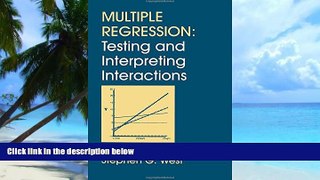 Big Deals  Multiple Regression: Testing and Interpreting Interactions  Best Seller Books Best Seller