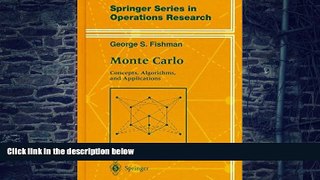 Big Deals  Monte Carlo: Concepts, Algorithms, and Applications (Springer Series in Operations