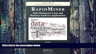 Must Have PDF  RapidMiner: Data Mining Use Cases and Business Analytics Applications (Chapman