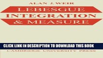 [Download] Lebesgue Integration and Measure Hardcover Online