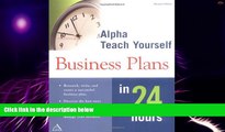 Big Deals  Alpha Teach Yourself Business Plans in 24 Hours  Best Seller Books Best Seller
