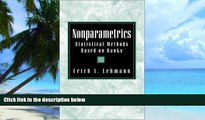 Big Deals  Nonparametrics: Statistical Methods Based on Ranks, Revised  Free Full Read Most Wanted