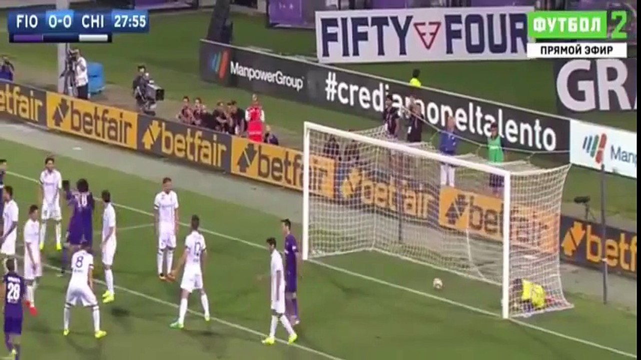 Fiorentina vs Chievo 1-0 Highlights - Ampia Sintesi 28 08 2016