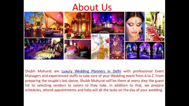 Hiring a Luxury Wedding Planners in Delhi