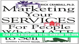 Collection Book Marketing Your Services: For People Who Hate to Sell