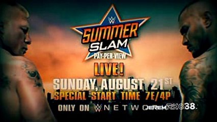 Summerslam Randy Orton vs Brock Lesnar