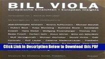 [Read] Bill Viola: Europaische Einsichten/European Insights : Werkbetrachtungen/Reflections on the