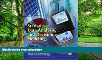 Big Deals  Statistics, Data Analysis, and Decision Modeling  Free Full Read Most Wanted