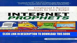 New Book Internet Prophets: Enlightened E-Business Strategies for Every Budget