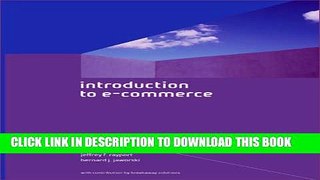 New Book Introduction to e-Commerce