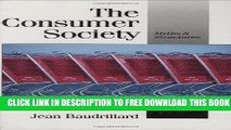 Collection Book The Consumer Society: Myths and Structures (Published in association with Theory,