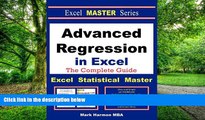 Big Deals  Advanced Regression in Excel - The Excel Statistical Master  Best Seller Books Best