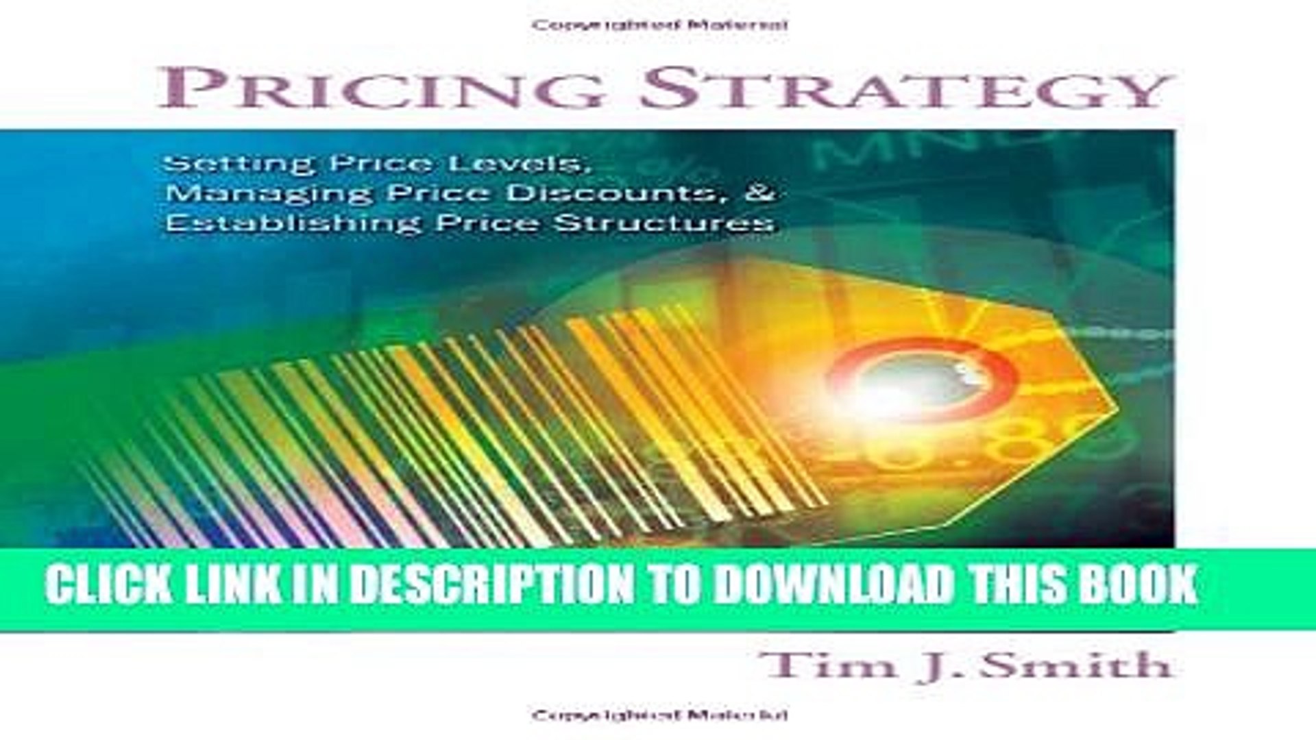 ⁣Collection Book Pricing Strategy: Setting Price Levels, Managing Price Discounts and Establishing
