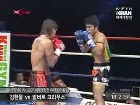 Albert Kraus vs Han Wul Kim k1 khan 2007