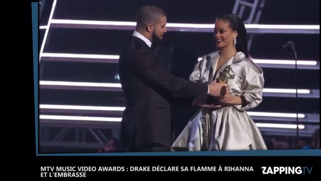 MTV Video Music Awards 2016 : Drake déclare sa flamme à Rihanna et l’embrasse