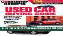 Collection Book Consumer Reports Used Car Buying Guide 2003
