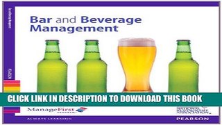 [PDF] ManageFirst: Bar and Beverage Management with OnLine Testing Voucher (2nd Edition) Full