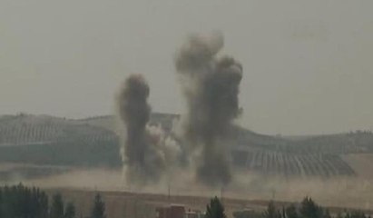 İki şiddetli patlamanın yaşandığı Karkamış sınırından ilk görüntüler