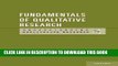 New Book Fundamentals of Qualitative Research (Understanding Qualitative Research)