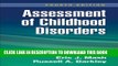 Collection Book Assessment of Childhood Disorders, Fourth Edition