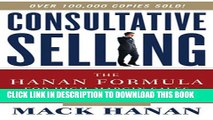 Collection Book Consultative Selling: The Hanan Formula for High-Margin Sales at High Levels