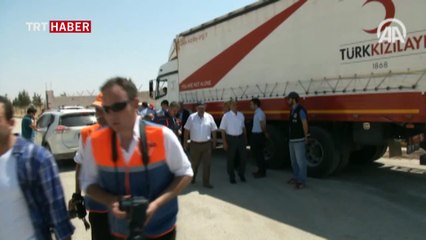 Türk Kızılayı’nın Cerablus'a yardımları sürüyor