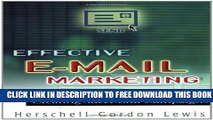 Collection Book Effective E-Mail Marketing: The Complete Guide to Creating Successful Campaigns