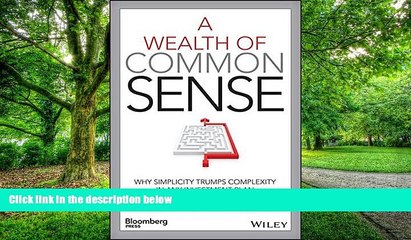 Must Have PDF  A Wealth of Common Sense: Why Simplicity Trumps Complexity in Any Investment Plan