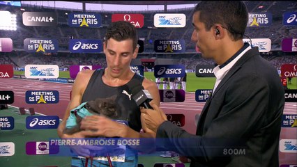 L'athlète Pierre-Ambroise Bosse emmène son chat au Stade de France