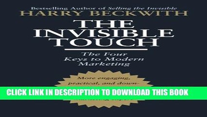 Collection Book The Invisible Touch: The Four Keys to Modern Marketing