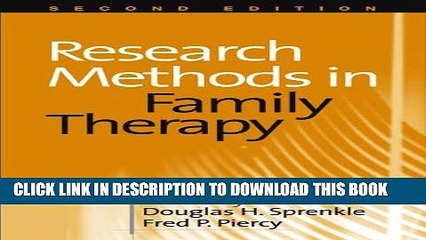 Collection Book Research Methods in Family Therapy, Second Edition