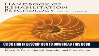 New Book Handbook of Rehabilitation Psychology