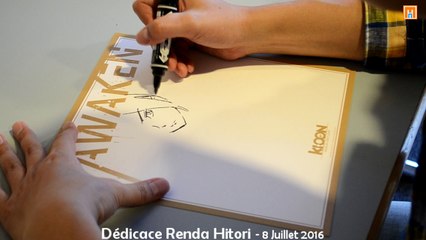 Dédicace Renda Hitori, auteur de Awaken chez Ki-oon Editions