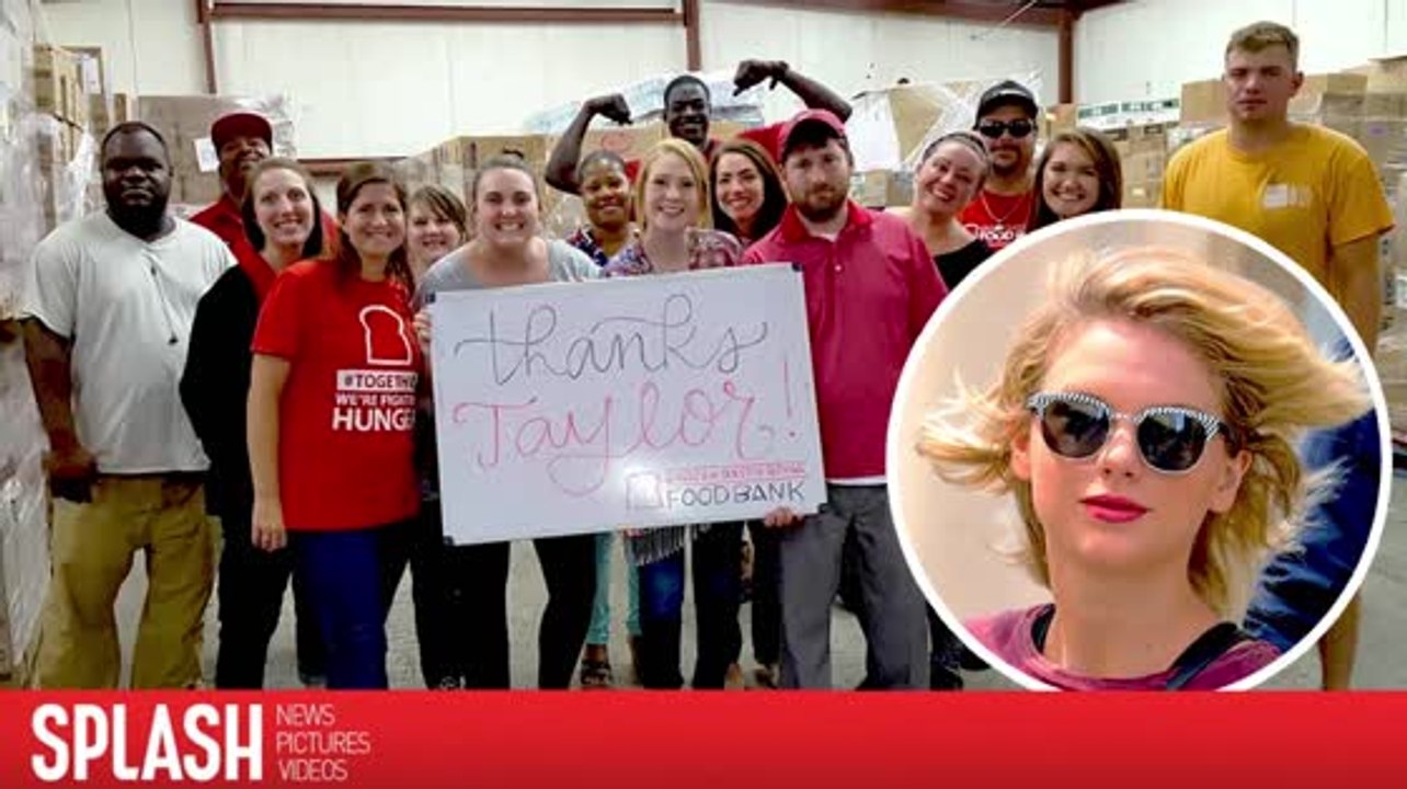 Baton Rouge Food Bank bedankt sich bei Taylor Swift