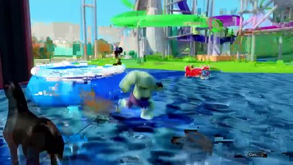 Người Khổng Nhện và Người Khổng Lồ Hulk Cưỡi Khủng Long - Người Nhện Cưỡi Khủng Long