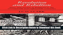 [Reads] Revolution and Rebellion: State and Society in England in the Seventeenth and Eighteenth