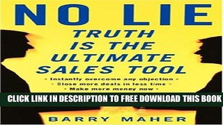 Collection Book No Lie - Truth is the Ultimate Sales Tool