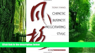 Big Deals  Chinese Business Negotiating Style (International Business series)  Best Seller Books